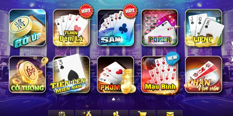 Một số game bài Mmlive được yêu thích nhất hiện nay